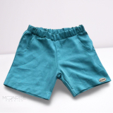 Detské tencel kraťasy - dusty mint